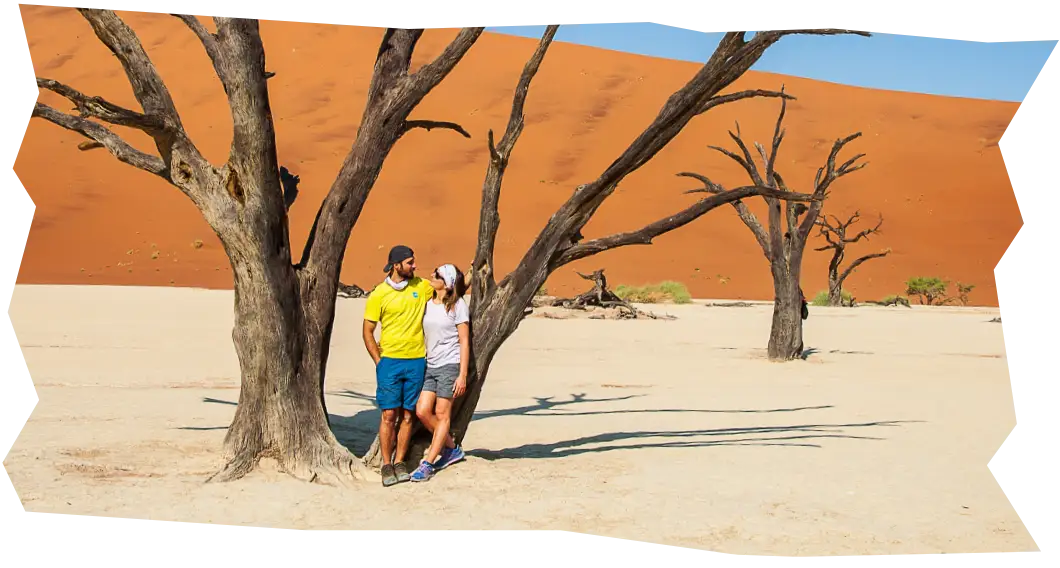 Couple in the desert